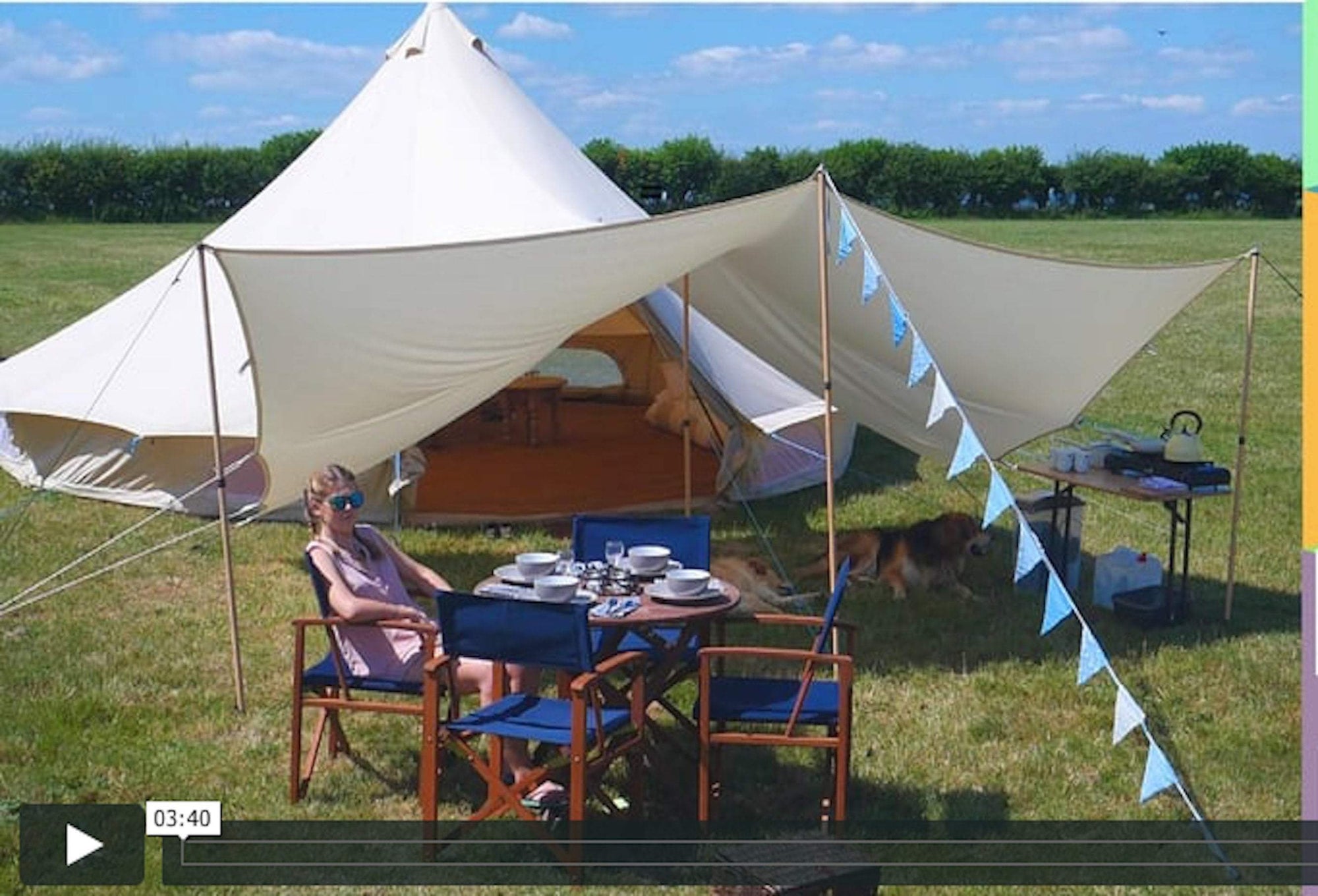 Bell Tent Boutique - Unboxing & Initial Set Up