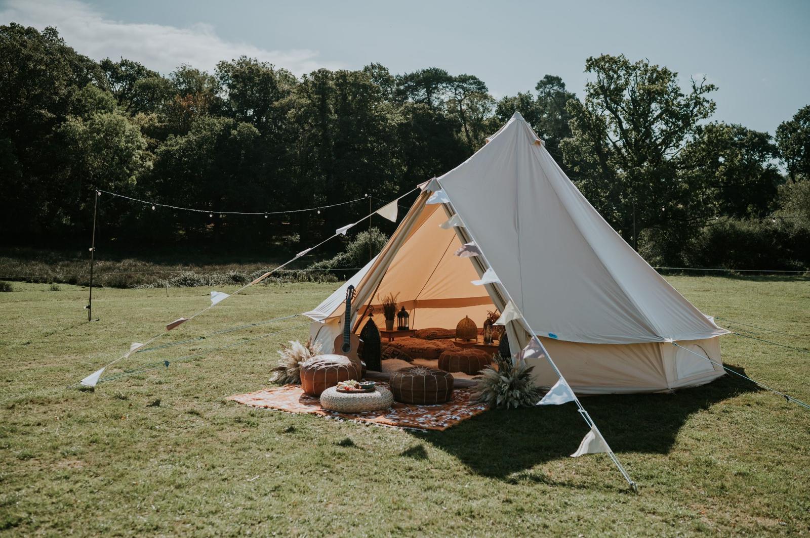5m Bell Tent 285gsm 100% Natural Canvas | StoveMate