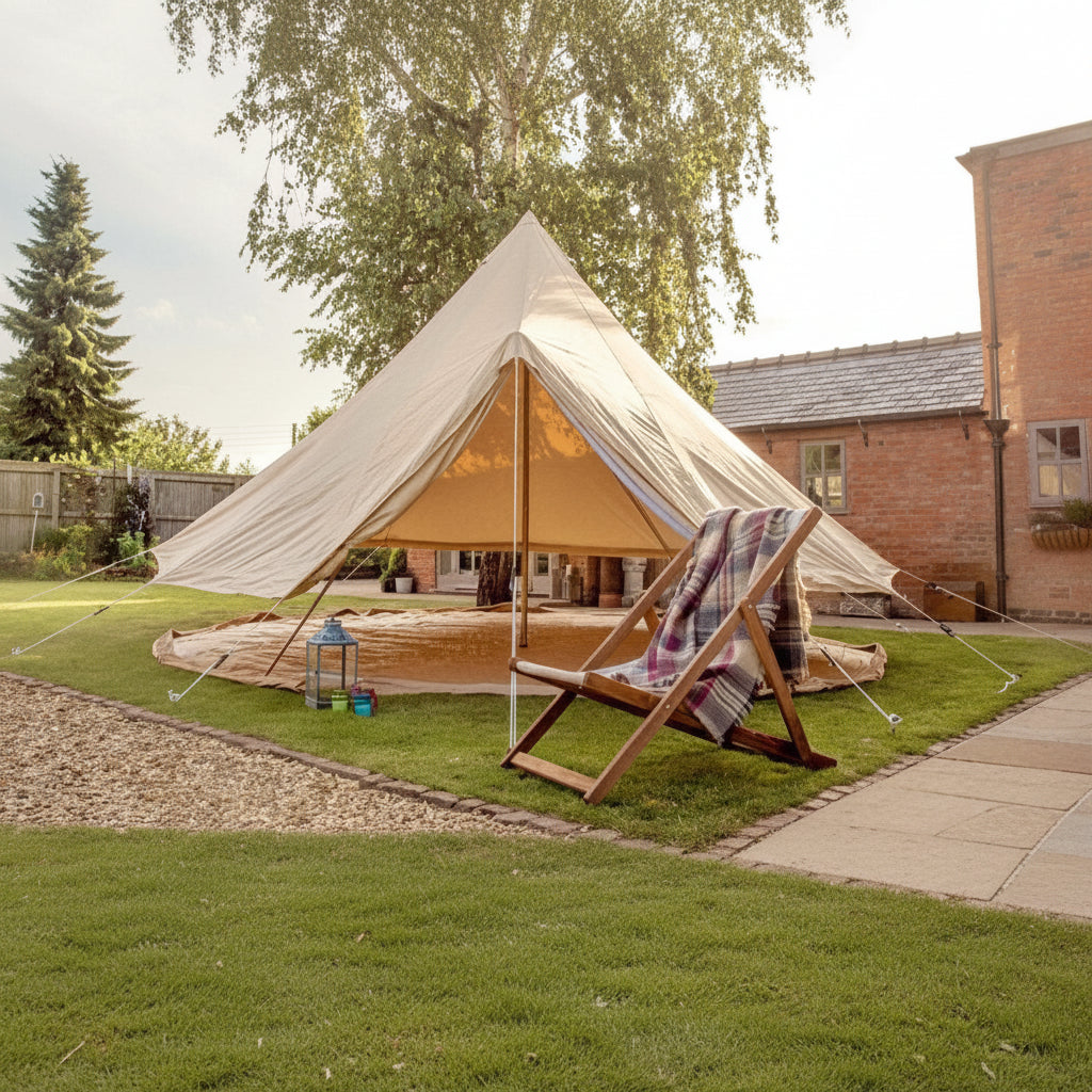 bell tent boutique 6m Rundzelt 285gsm 100% natürliches Segeltuch