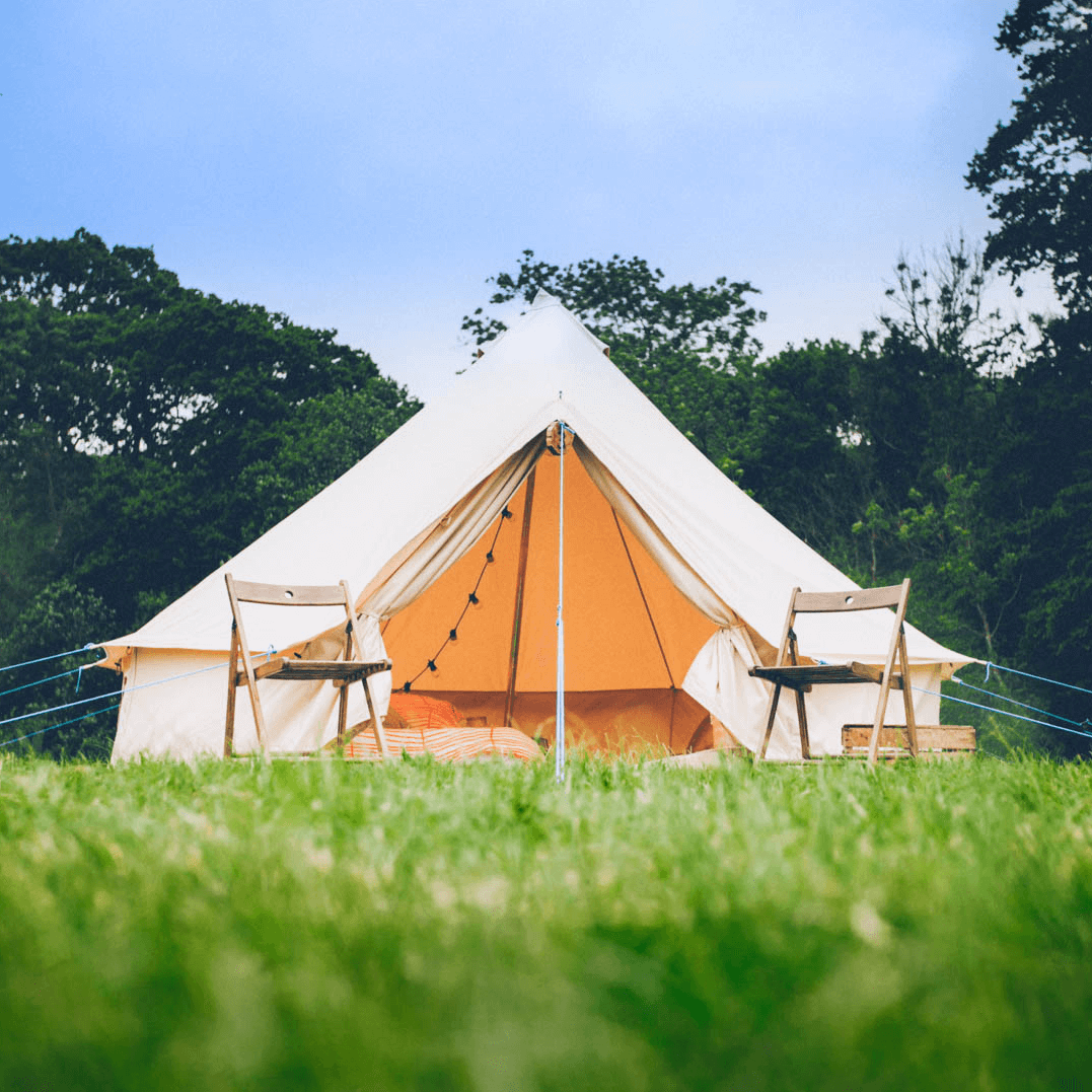 bell tent deutsch 5m Rundzelt 285gsm 100% natürliches Segeltuch