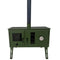 Outbacker® Firebox Range Oven Tent Stove & Complete 2.66m Flue Kit | 3.5kw 20.5kg