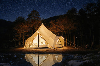 4m Tent 'Rocca' 280gsm 100% Natural Canvas