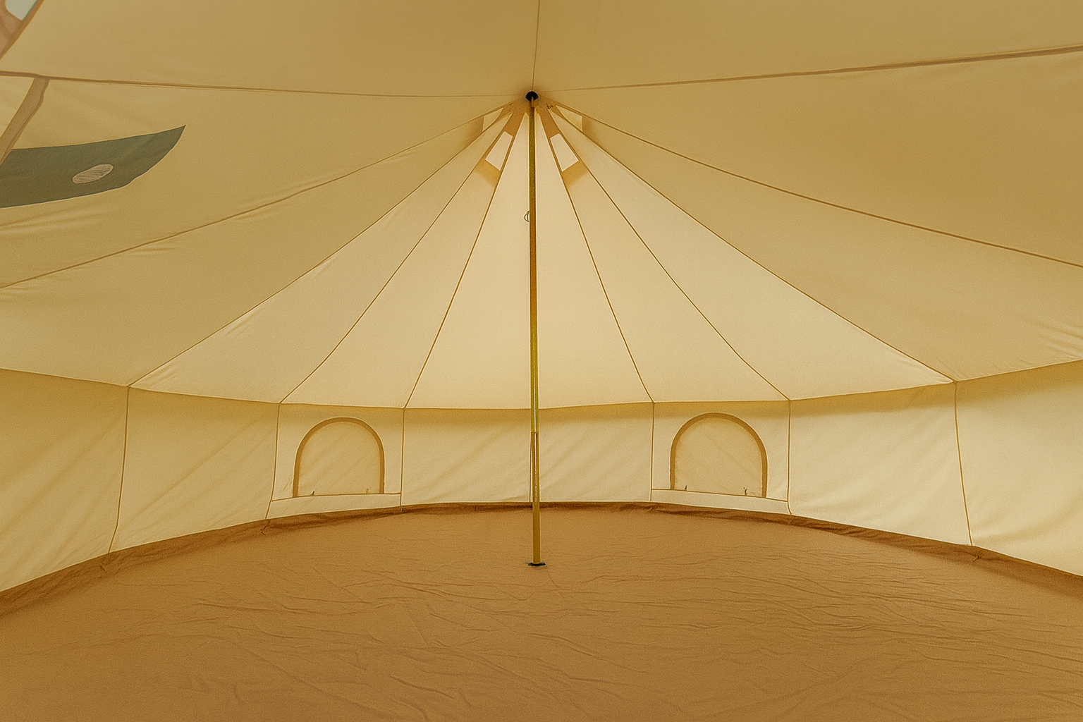 Bell Tent Boutique Glockenzelt – 100% Baumwoll-Canvas 285 G/m², Größen 3 M Bis 7,5 M, Inkl. Zubehör