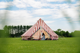 4m Bell Tent 'Summer Fete' 285gsm 100% Natural Canvas | StoveMate