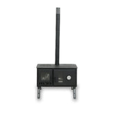 Firebox Eco Burn Range Oven Portable Wood Stove | 3.5kw 20.5kg - Robens Tipi Kit