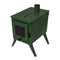 Outbacker® Firebox Vista Large Window Portable Tent Stove & Complete 2.68m Flue Kit | 3.5kw 12kg