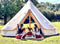 5m Bell Tent 285gsm 100% Natural Canvas | Twin Door