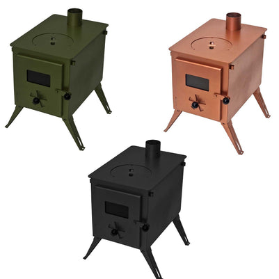 outbacker firebox tent stove Outbacker® Firebox Portable Tent Stove & Complete 2.68m Flue Kit