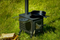 Outbacker® Firebox Vista Eco Burn Large Window Portable Tent Stove & Complete 2.68m Flue Kit | 3.5kw 12kg