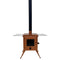 Outbacker® Firebox Vista Large Window Portable Tent Stove & Complete 2.68m Flue Kit | 3.5kw 12kg