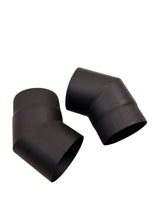 4-Inch 45 Degree Elbows - Pair | Hygge, Ignis, Firebox XL Stoves