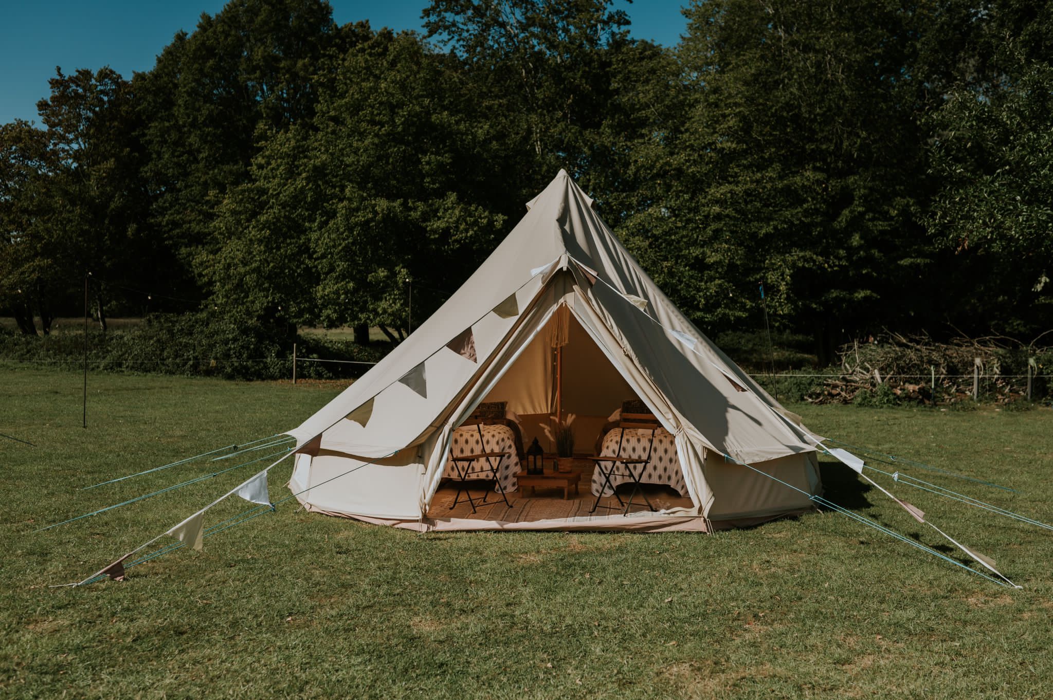 5m Bell Tent 285gsm 100% Natural Canvas | StoveMate
