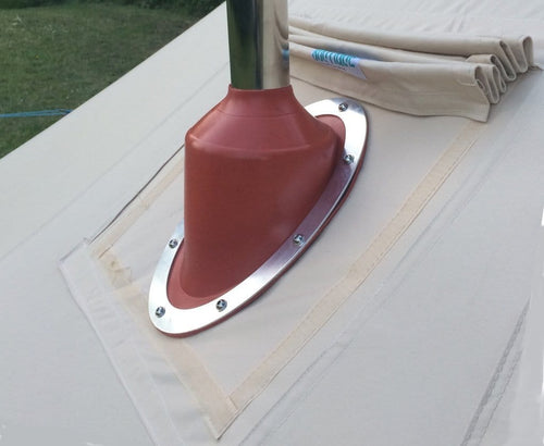 5m x 4m Touareg Tent 285gsm 100% Natural Canvas | StoveMate