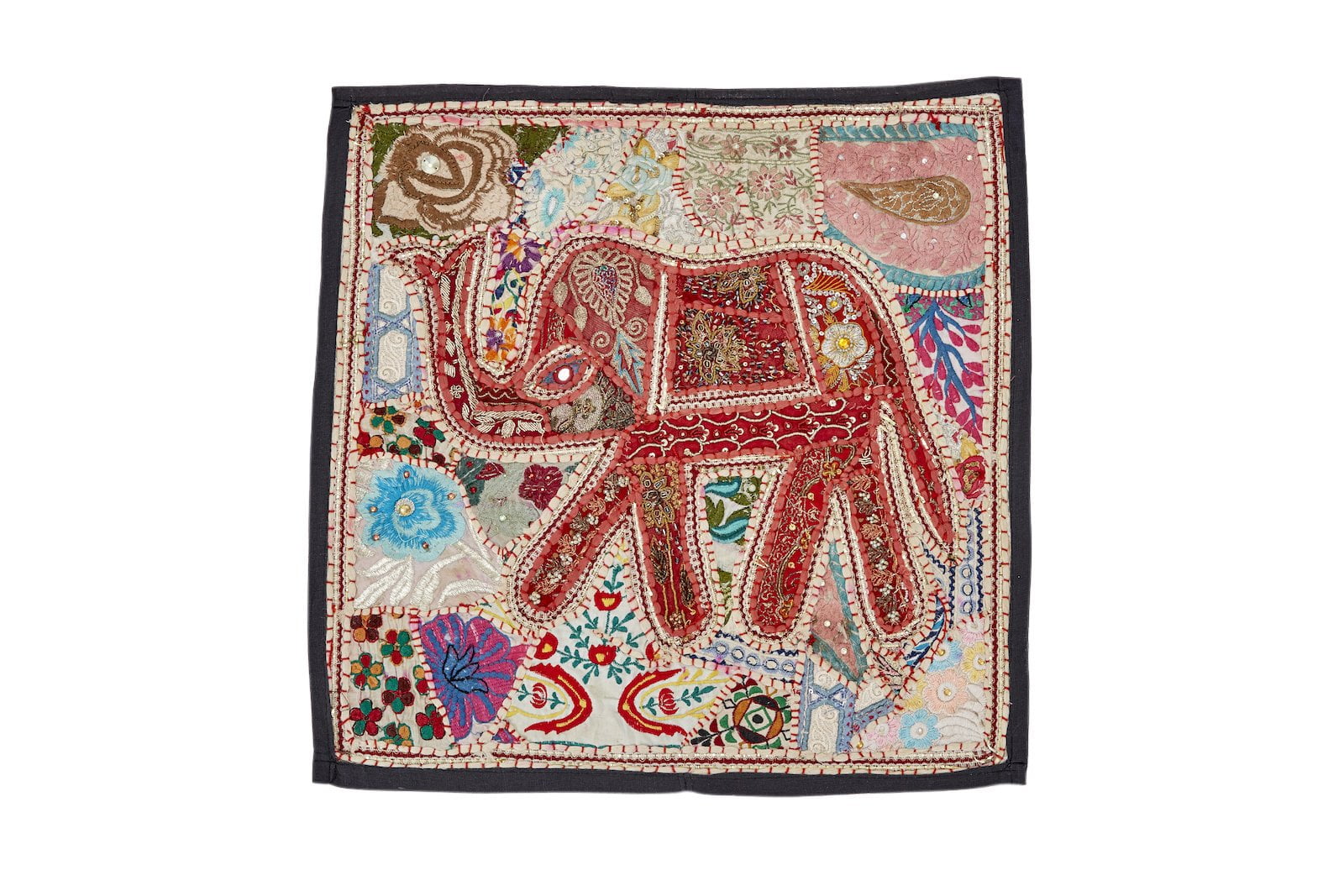 Indian Elephant Cushion Cover