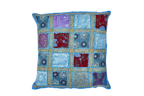 Large Indian Patchwork Cushion Cover