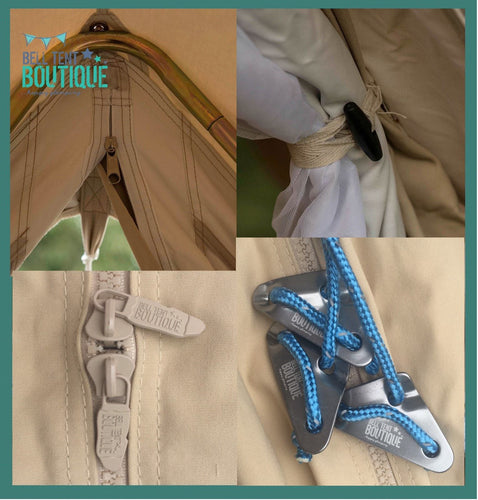 5m x 4m Touareg Tent 285gsm 100% Natural Canvas | StoveMate