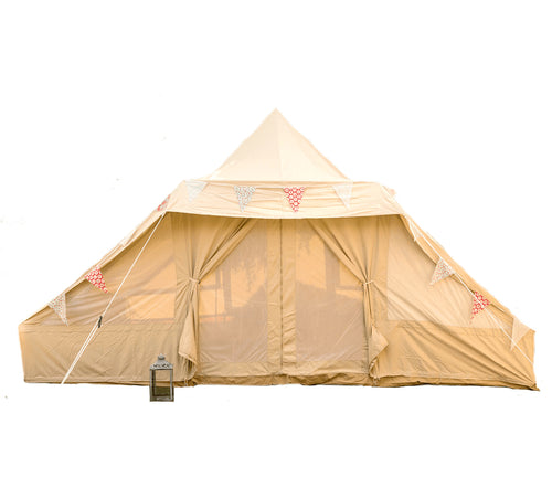 5m x 4m Touareg Tent 285gsm 100% Natural Canvas | StoveMate