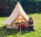 Tente cloche pour enfants 'BabyBelle' de 1,5 m en toile polycoton 200gsm