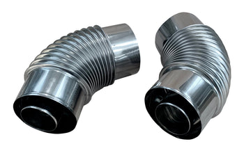 Twin Wall Flue - 45° Elbow (Pair) | Firebox Stoves