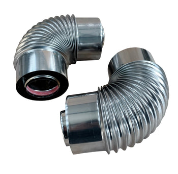 Twin Wall Flue - 90° Elbow (Pair) | Firebox Stoves