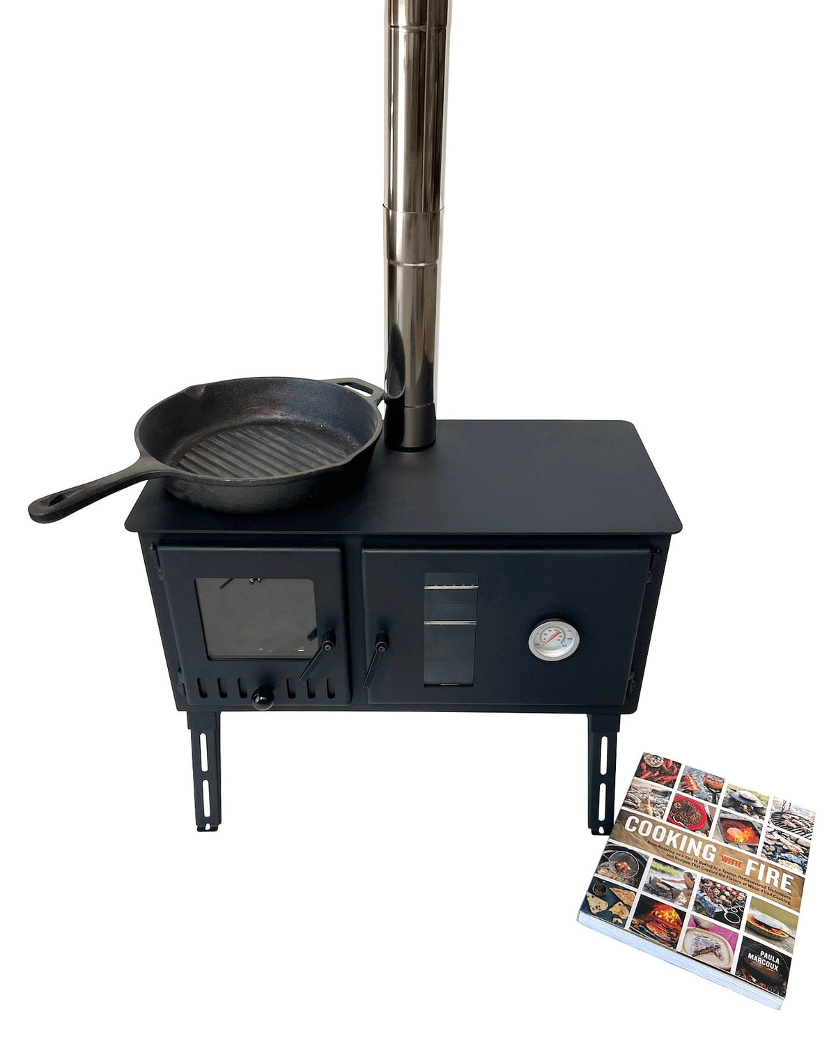 Outbacker® Firebox Eco Burn Range Oven Poêle à bois portatif pour tente | 3,5 kW 20,5 kg