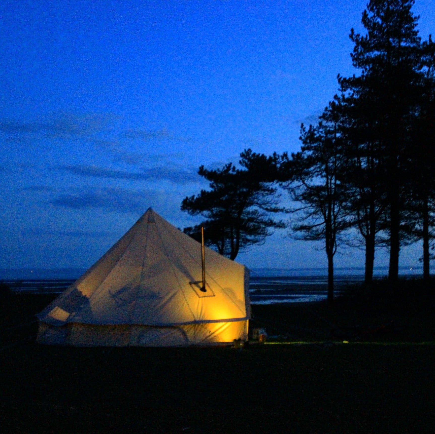 4M Bell Tent with Stove Hole