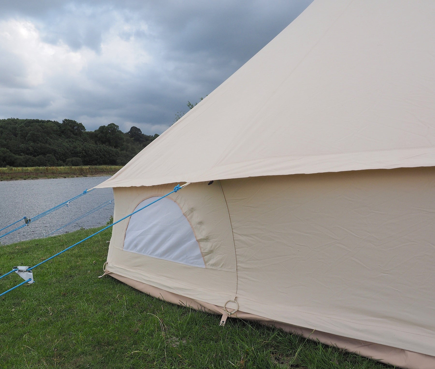 7m Bell Tent 285gsm 100% Natural Canvas | StoveMate