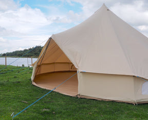 7 M XL Bell Tent with Stove Hole- The UK's Biggest 7M Bell Tent