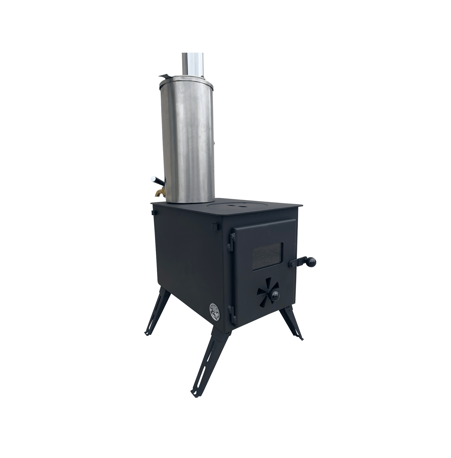 Lightweight top tent stove
