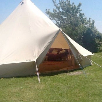 7.5m Bell Tent 285gsm 100% Natural Canvas | StoveMate